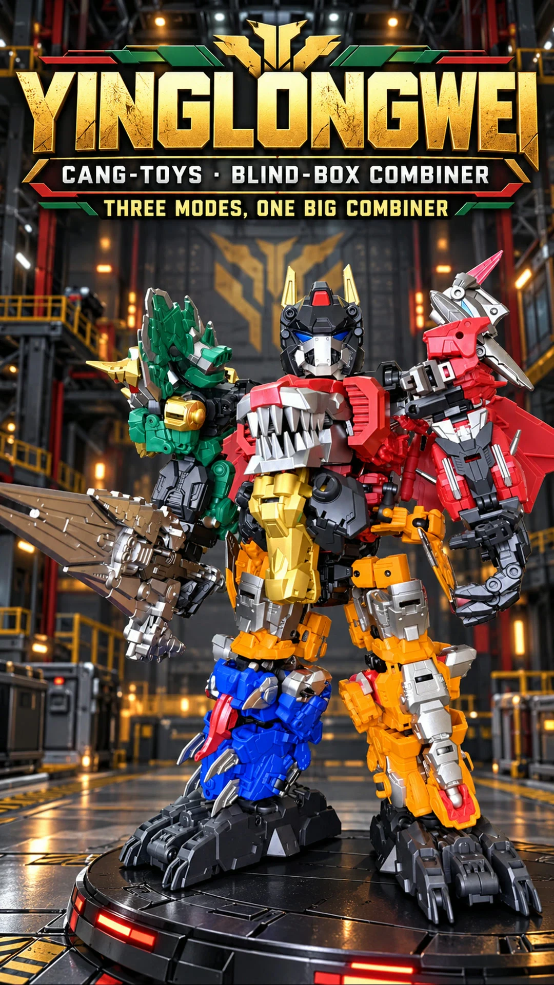 CANG-TOYS Yinglongwei Warrior Class – Set 6 Kotak — Gambar 1