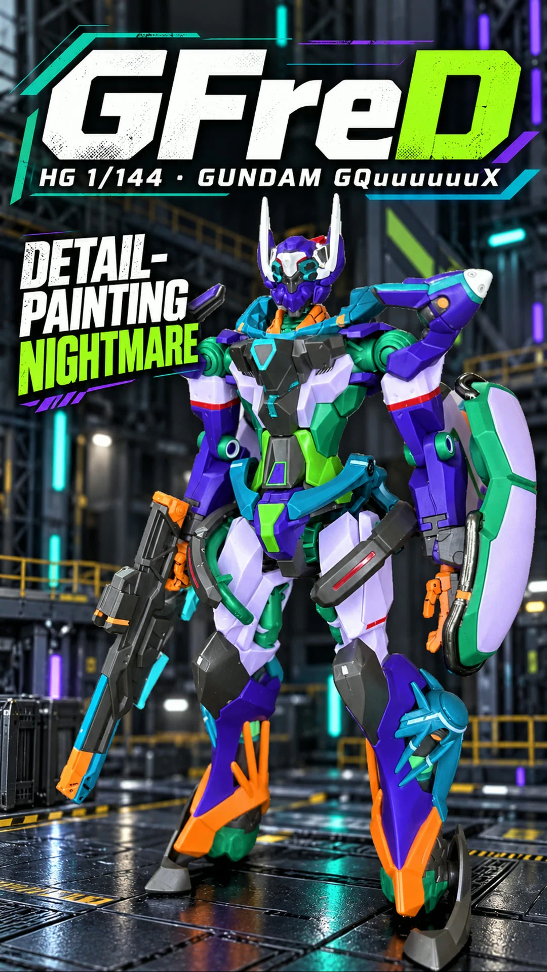 BANDAI SPIRITS HG 1/144 GFreD — Gundam GQuuuuuuX — Image 1